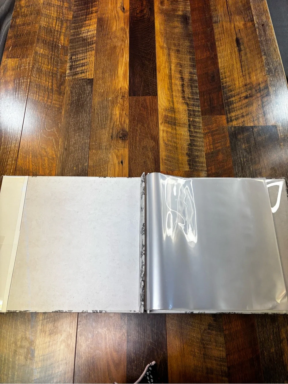 The Paper Studio 12x12 Black/cream Toile de Jouy Scrapbook Album, post bound